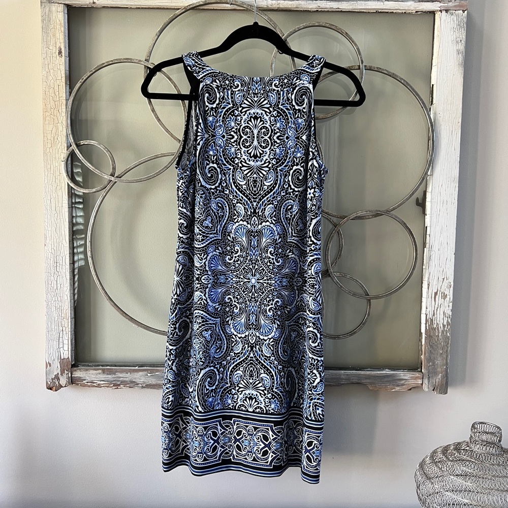 WHBM dress. Sz XS shades of blue - Picture 2 of 5